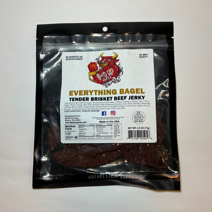 Everything Bagel Tender Brisket Beef Jerky 2.5oz