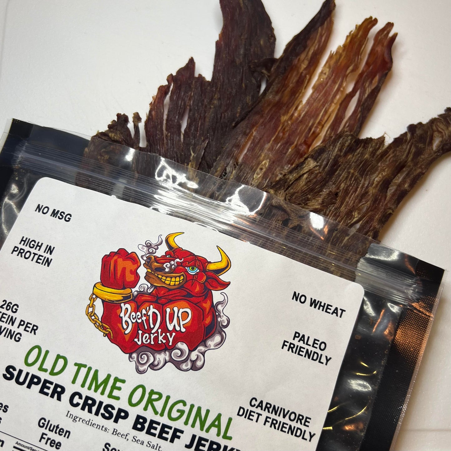 Old Time Original Super Crisp Beef Jerky 1.1oz