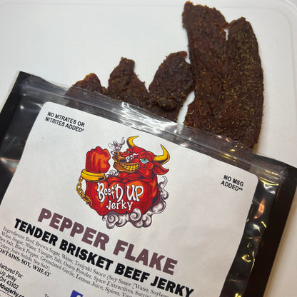 Pepper Flake Tender Brisket Beef Jerky 2.5oz