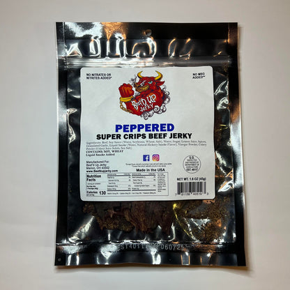 Peppered Super Crisp Beef Jerky 1.1oz