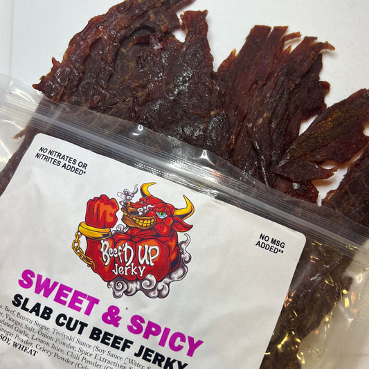 Sweet & Spicy Slab Cut Beef Jerky 10oz